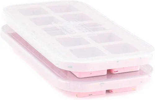 Miniatura 14 de Souper Cubes 2 cucharadas. Moldes de silicona para congelador - Perfectos para almacenar ajo, hierbas, jengibre, pesto, pasta de tomate, jugo