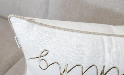 Miniatura 4 de EURASIA DECOR Naps Fix Everything - Funda de almohada lumbar decorativa bordada para énfasis - Sala de estar, sofá, silla, patio, coche, balcón