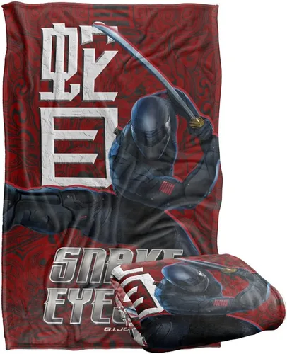 Snake Eyes: G.I. Joe Origins Leap Silky Touch Manta súper suave de 36 x 58 pulgadas Salto