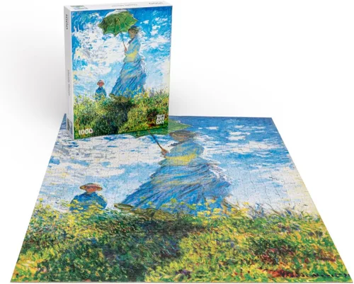 Miniatura 3 de Today is Art Day - Claude Monet - Mujer con sombrilla - Puzzle - 1000-pieza