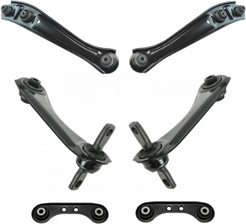 Miniatura 212 de TRQ Juego de brazos de control trasero compatible con Dodge Ram 1500 2009-2010 2011-2012 Ram 1500