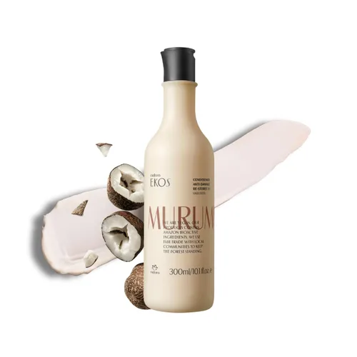 natura - Ekos Murumuru - Acondicionador restaurador - Anti-Daño - Desenredante e hidratante - Combate la sequedad - Cuidado del cabello vegano -