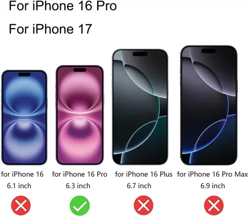 Miniatura 15 de Película protectora de pantalla de espejo de vidrio templado antiazul para iPhone 14 Pro Max, 6.7 pulgadas, dureza 9H, antiarañazos, cubierta