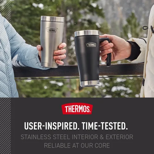 Miniatura 5 de THERMOS ICON SERIES, Taza de acero inoxidable, Glaciar, 16 onzas