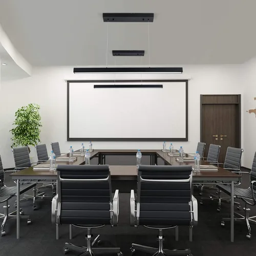 Miniatura 4 de Lámpara colgante lineal LED de 39.37 pulgadas, luz de mesa de billar regulable de 36 W, luces modernas de isla para cocina, comedor, sala de estar