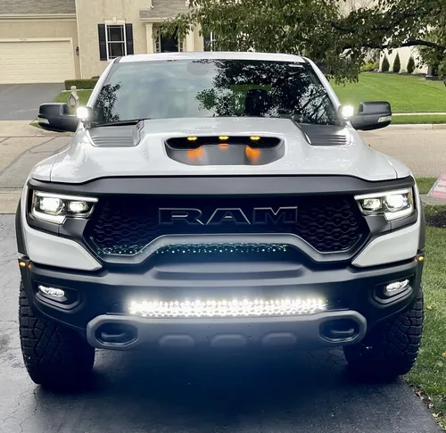 Miniatura 3 de M&R Automotive - Barra de luz LED Barra de luz LED RAM TRX M&R de 40 pulgadas ultra brillante 2019 2020 2021 2022 Fácil instalación de luz LED