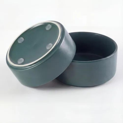 Miniatura 27 de Cuenco de cerámica para perros para comida y agua, cuenco comedero para mascotas para perros y gatos pequeños, plato de alimentación de cerámica