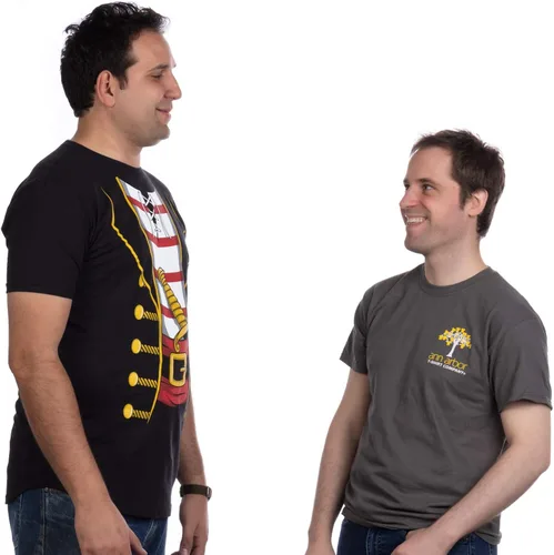 Miniatura 5 de Camiseta alta de talla especial con estampado gráfico divertido y texto unisex para hombre