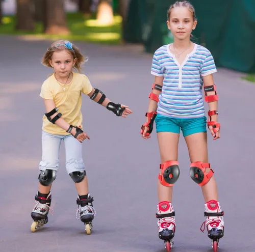 Miniatura 6 de Cockchafer - Juego de protección para rodillas, codos y muñecas para niños y jóvenes, equipo de protección para patinaje, patinaje en línea