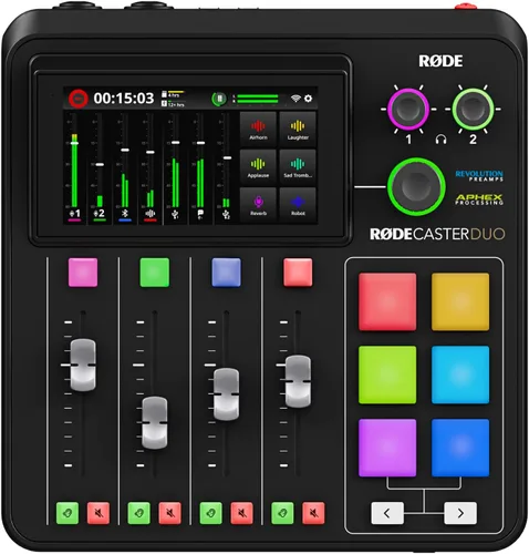 Miniatura 2 de RØDE RØDECaster Duo Solución compacta de producción de audio todo en uno para podcasting, transmisión, producción de música y creación de contenido