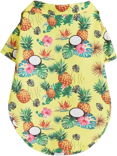 Miniatura 16 de Camisa hawaiana para perro, chaleco de playa de verano, ropa de manga corta, camiseta floral, tops hawaianos, chaquetas para perros, razas y gatos