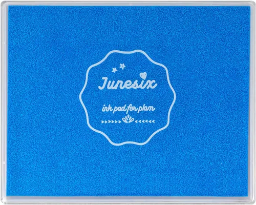 Miniatura 7 de Almohadilla de tinta, almohadilla de tinta lavable de 5 x 4 pulgadas para niños, color rojo
