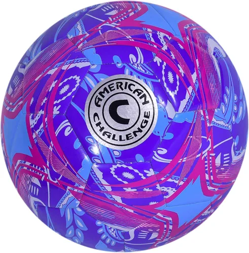 Miniatura 12 de American Challenge Balón de fútbol Paisley – Pelotas de fútbol de tamaño oficial 3, 4 y 5 para jóvenes y adultos – Pelota de entrenamiento duradera
