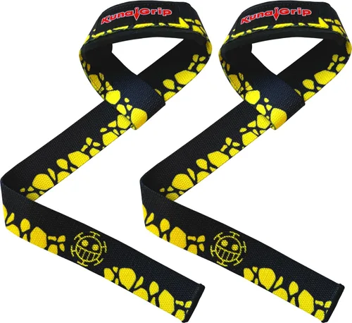 Correas de levantamiento de anime, correas acolchadas para levantamiento de pesas, culturismo, entrenamientos de gimnasio, levantamiento de