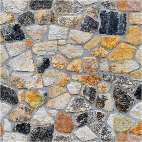 Miniatura 9 de ECYC Ltd Papel tapiz autoadhesivo 3D de piedra sintética de 17.72 x 393.7 pulgadas, para despegar y pegar, calcomanías de pared de bloques de piedra