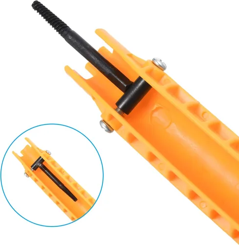 Miniatura 4 de PATIKIL Instalador de grifo y fregadero, llave multiusos 8 en 1, herramienta de fontanería para inodoro y lavabo, color amarillo