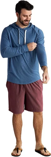 Miniatura 14 de Free Fly Pantalones cortos Breeze para hombre, entrepierna de 8 pulgadas, de secado rápido, ligeros, con protección solar UPF 50+
