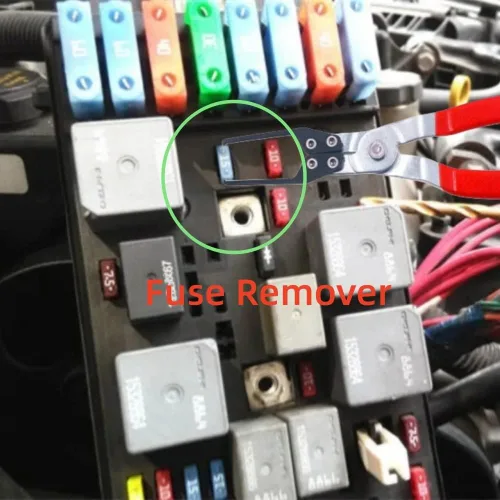 Miniatura 3 de Herramienta de alicates para extractor de relé, extractor de fusibles automotriz para extracción de relé eléctrico de automóvil, camión, vehículo