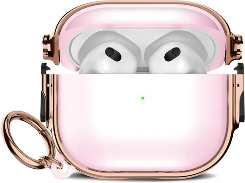 Miniatura 34 de Maxjoy para Funda Linda de AirPods 2 (2019) con Bloqueo de Seguridad, Compatible con Funda de AirPod de 2ª Generación de Mármol para Mujeres
