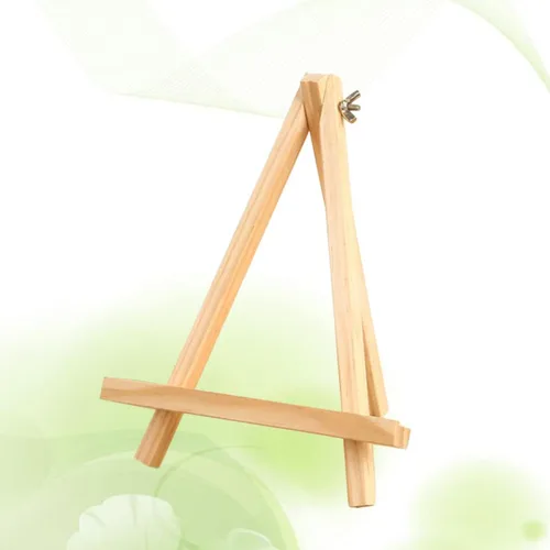 Miniatura 7 de NUOBESTY Caballete de madera de bambú para pintura infantil, 1 unidad