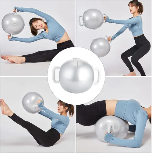 Miniatura 9 de Campana de hervidor de agua con peso ajustable, pelota de fitness de PVC, gimnasio en casa, equipo de yoga para hombres y mujeres