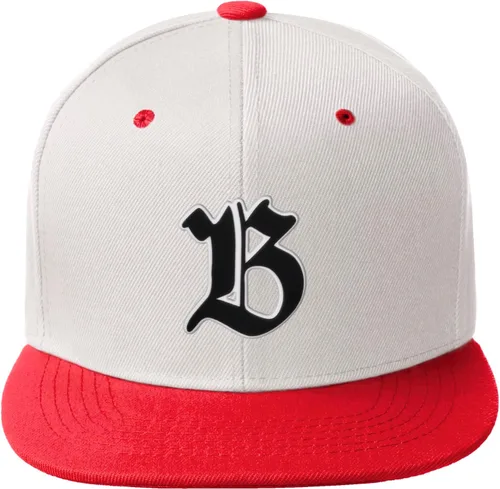 Miniatura 1509 de Daxton Gorra clásica con visera de billete plano con letras del alfabeto inglés antiguo de la A a la Z