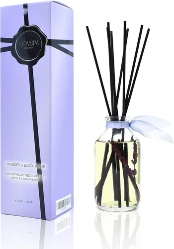 Miniatura 36 de Set de difusor de cañas, difusor de aceite perfumado con aroma a ámbar romántico y varillas, accesorios de fragancia para el hogar para decorar