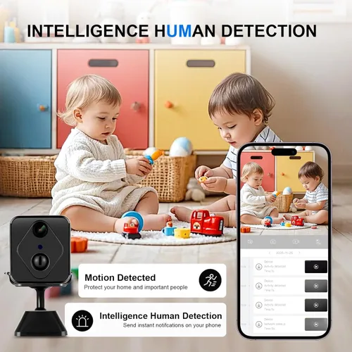 Miniatura 5 de Cámara de vigilancia 4G, cámara de seguridad, 2K HD cámara de seguridad interior/exterior, visión nocturna HD, detección de movimiento AI