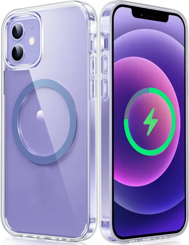 Miniatura 1397 de FNTCASE Funda para iPhone 13 Pro-Max: Fundas magnéticas transparentes compatibles con Magsafe Slim anti amarillamiento protección contra caídas