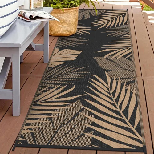Miniatura 59 de GENIMO - Tapete reversible e impermeable para patios y exteriores, oferta, paja de plástico, para áreas grandes, campamentos, RV, pícnics, terrazas