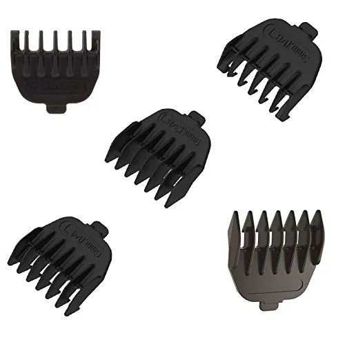 Juego de 5 peines a presión (0.069 pulgadas, 0.118 pulgadas, 0.231 pulgadas, 0.472 pulgadas), compatible con Remington MB-2500, PG-525, PG-6020,