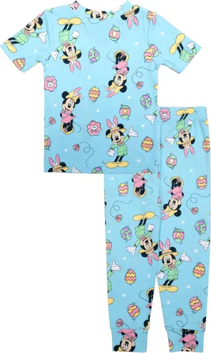 Miniatura 2 de Disney Kids' Mickey Minnie Mouse 2-Piece Snug-fit Cotton Pajama Set