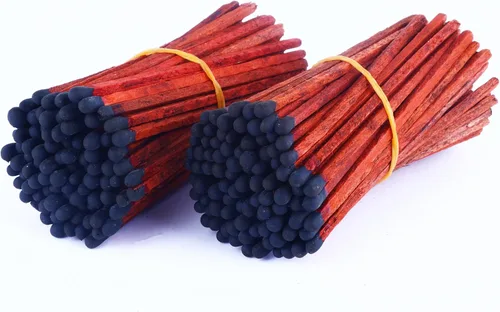 Miniatura 8 de 100 fósforos decorativos de arco iris de 3 pulgadas, fósforos de seguridad de madera largos de alta calidad para velas, fósforos de madera largos
