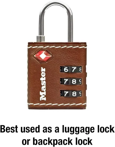 Miniatura 5 de Master Lock 4692D Establece tu propia combinación de candado de equipaje aprobado por la TSA, 1-14 pulgadas, los colores pueden variar