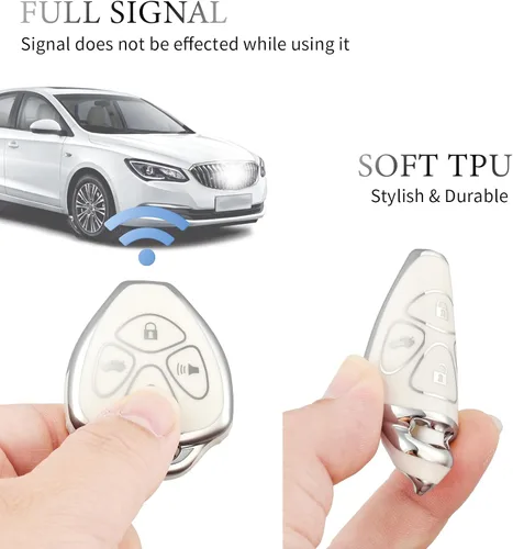 Miniatura 5 de OFFCURVE Funda para llavero de automóvil para Toyota, funda para llave de automóvil para Toyota 2009-2016 Venza/Camry 2007 2008 2009 2010