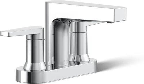 Miniatura 11 de Kohler 97031-4-BN Taut - Grifo para lavabo de baño, 1.2 gpm, níquel cepillado vibrante Vibrant Brushed Nickel