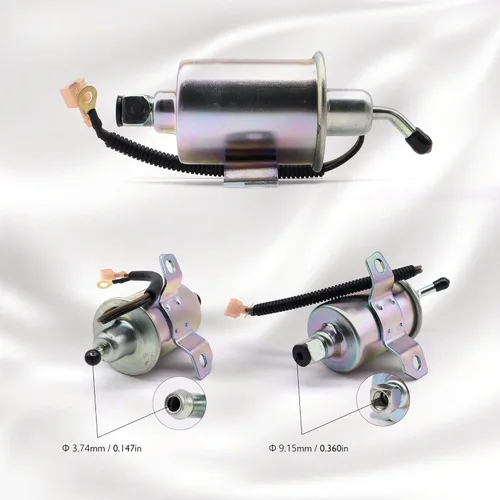 Miniatura 7 de E11007 Bomba de combustible eléctrica de 12 V compatible con generador Onan Cummins 4KW Microlite MicroQuiet 4000 4KW RV, repuesto para Airtex