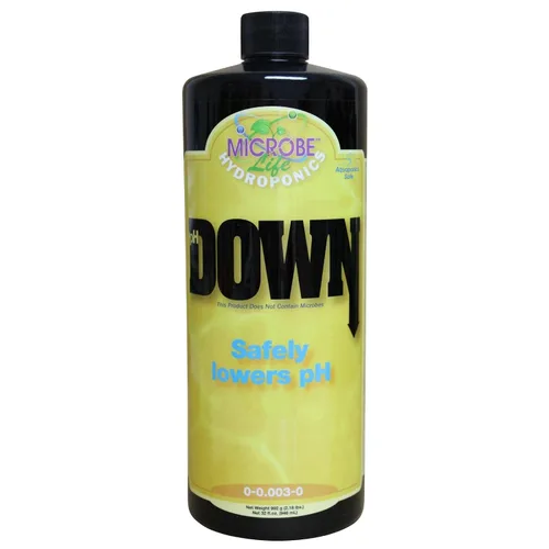 Miniatura 11 de Microbe Life Hydroponics Líquido de control de pH hacia abajo, tampón premium para estabilidad del pH, disminuye los niveles de pH, uso