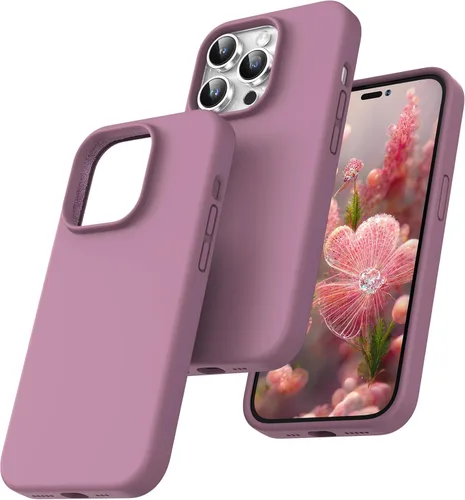 Miniatura 31 de TOCOL Funda delgada de silicona para iPhone 13 de 6.1 pulgadas, ajuste preciso, antideslizante, protección contra caídas, verde alpino