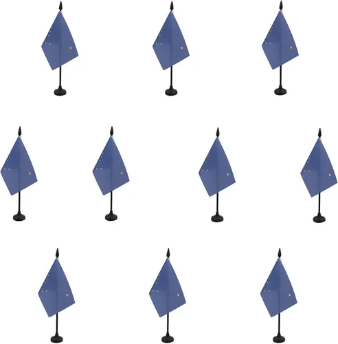 Miniatura 73 de Bandera de mesa de Colorado de 4 x 6 pulgadas, bandera de escritorio del estado de Colorado de EE. UU., 5.9 x 3.9 in, palo y base de plástico negro