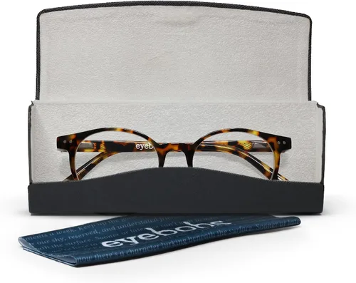 Miniatura 6 de eyebobs - Estuche cerrado Gafas de lectura premium para hombre y mujer Marco redondo para caras promedio Disponibles en 0.0x - 4.0x