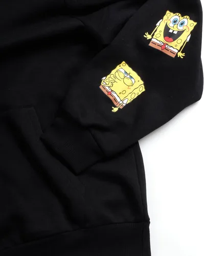 Miniatura 4 de Nickelodeon Mens SpongeBob and Patrick Fleece Sweatshirt Men and Womens Unisex Pullover Hoodie (Size S-XL)