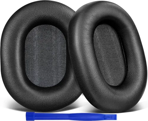 SOULWIT Almohadillas de repuesto de piel de cordero para auriculares Sony WH-1000XM5 (WH1000XM5) con cancelación de ruido, almohadillas con piel de