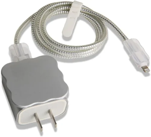Miniatura 21 de Compatible con iPhone de 18 W/20 W, funda de cargador USB-C, bonito protector de cargador suave transparente con ondas de corazón 3D, bonito