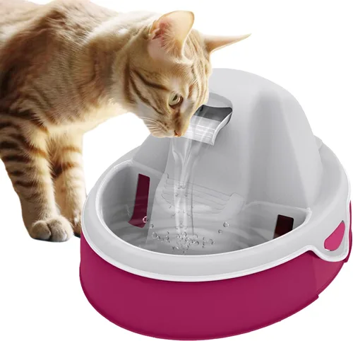 Miniatura 9 de Aqua Flow - Fuente de agua prémium para mascotas, dispensador automático para gatos y perros, sistema de drenaje anti-cabello, filtros