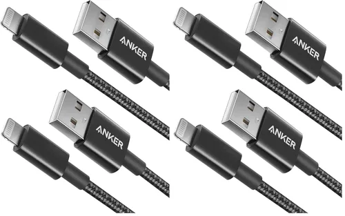 Miniatura 13 de Anker - Cable USB A a Lightning (1.8 m, 1 unidad), cable USB a Lightning de nailon certificado MFi para iPhone 14/13/12/11 Pro/11/XS MAX/XR/8/7/6s