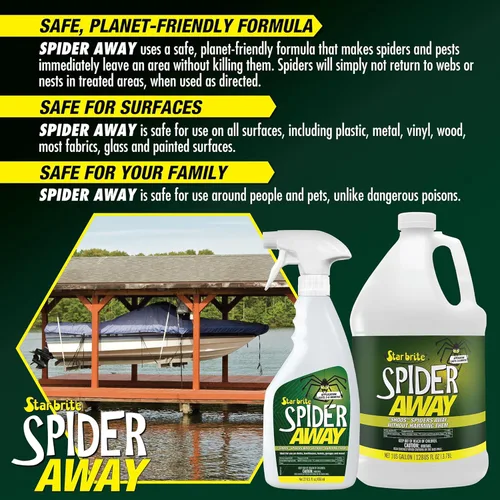 Miniatura 5 de STAR BRITE Spider Away – Simplemente ahuyenta a las molestas arañas y mantenlas alejadas – Ideal para hogares, garajes, muelles, patios, casas