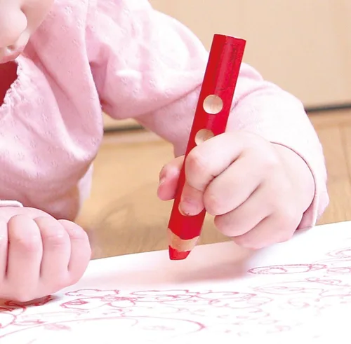 Miniatura 2 de LYRA Groove Triple One - Lápices de madera gruesos 3 en 1, 6 colores surtidos, ideales para niños y escuelas