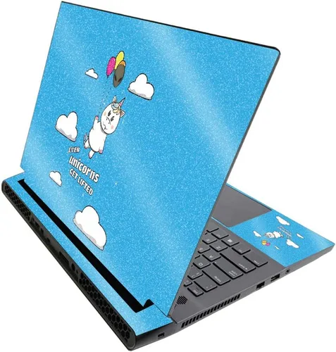 Miniatura 664 de MightySkins - Skin brillante con purpurina para Alienware M17 R3 (2020) y M17 R4 (2021) - Diversión de los años 90 Acabado duradero con purpurina