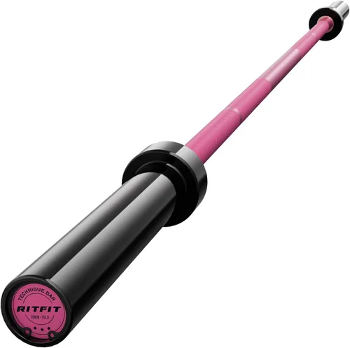 Miniatura 17 de RITFIT Olympic Barbell 4ft/6ft - 2 Inch Weight Bar for Strength Training, Weightlifting, Squat, Deadlift, Bench Press, Curl, Overhead Press